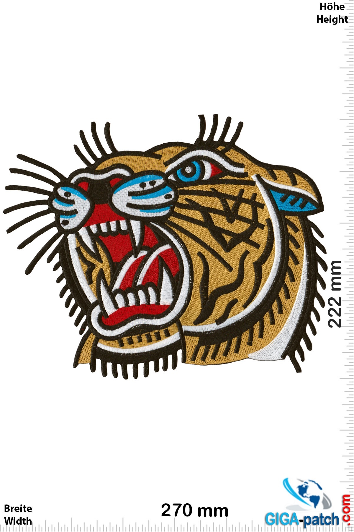 Spirit - Tiger - Inka - Gucci - 27 cm- Patch - Back Patches