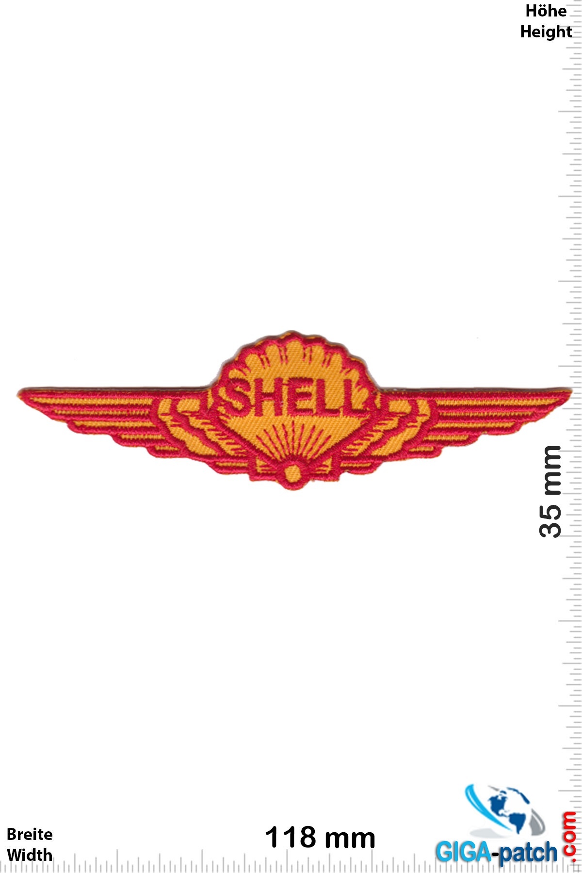 Shell Shell - Badge - Abzeichen