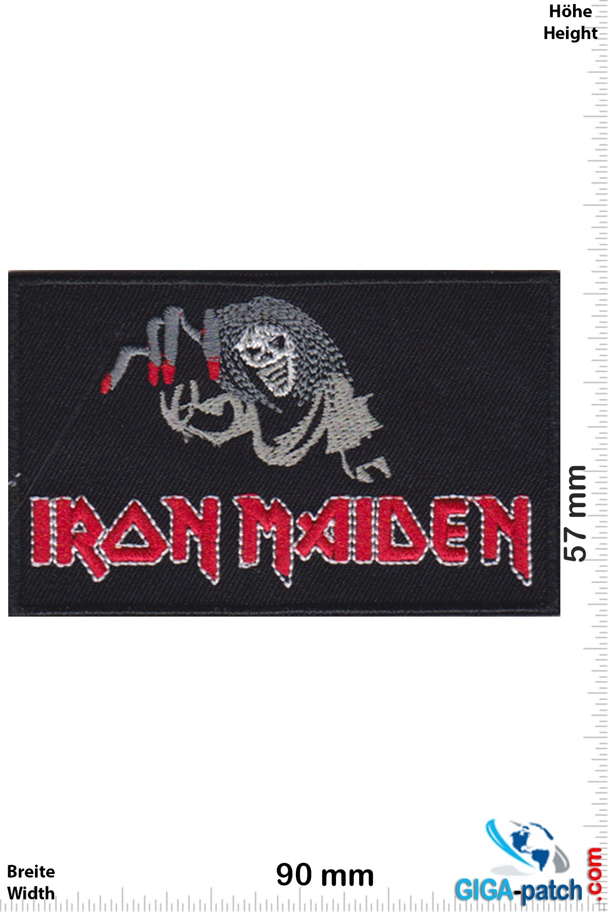 Iron Maiden - Iron Maiden - The Number of the Beast- Patch - Back ...