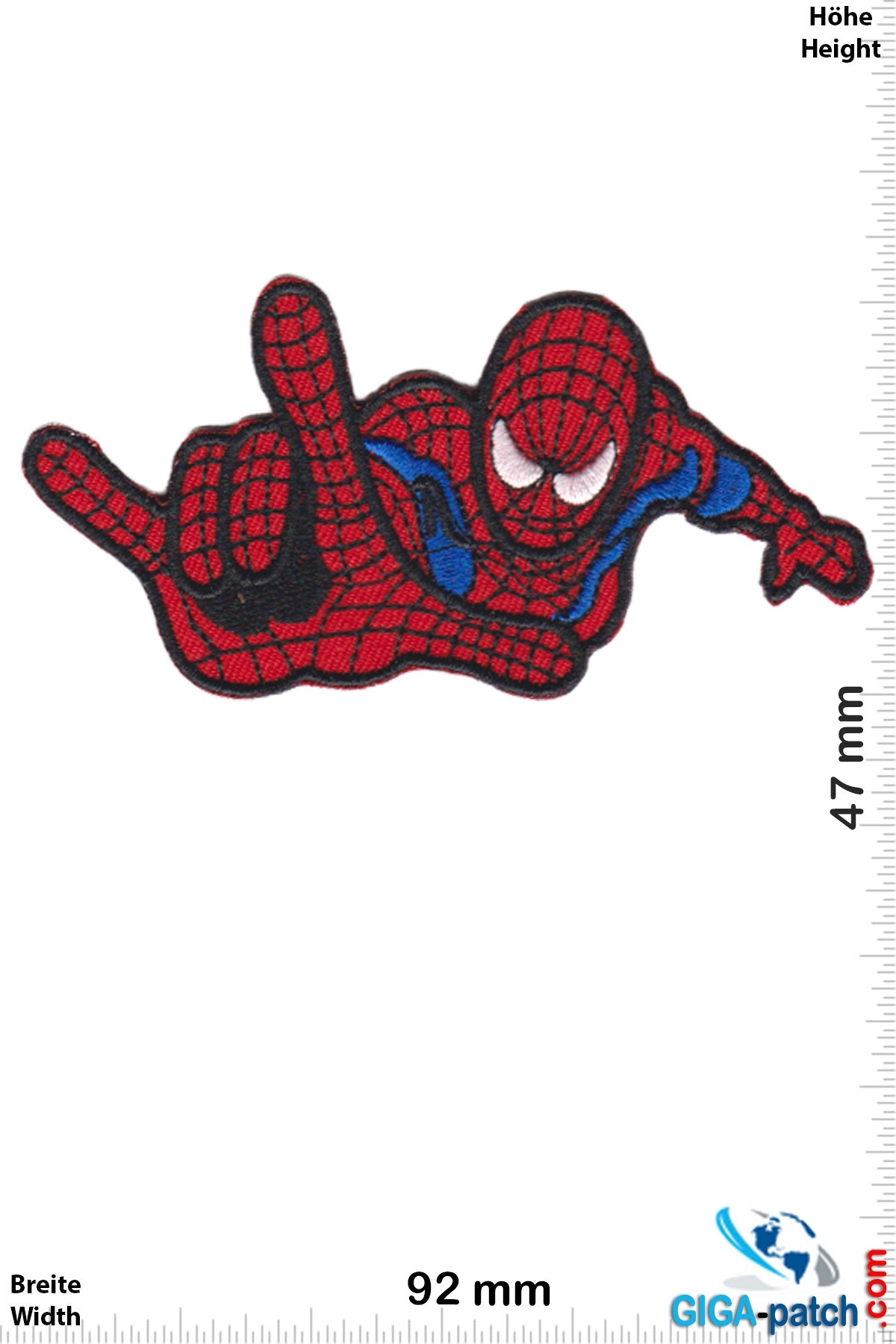 Spiderman - Patch - patch posteriore - Patch Portachiavi Adesivi -   - Il più grande Patch Negozio in tutto il mondo