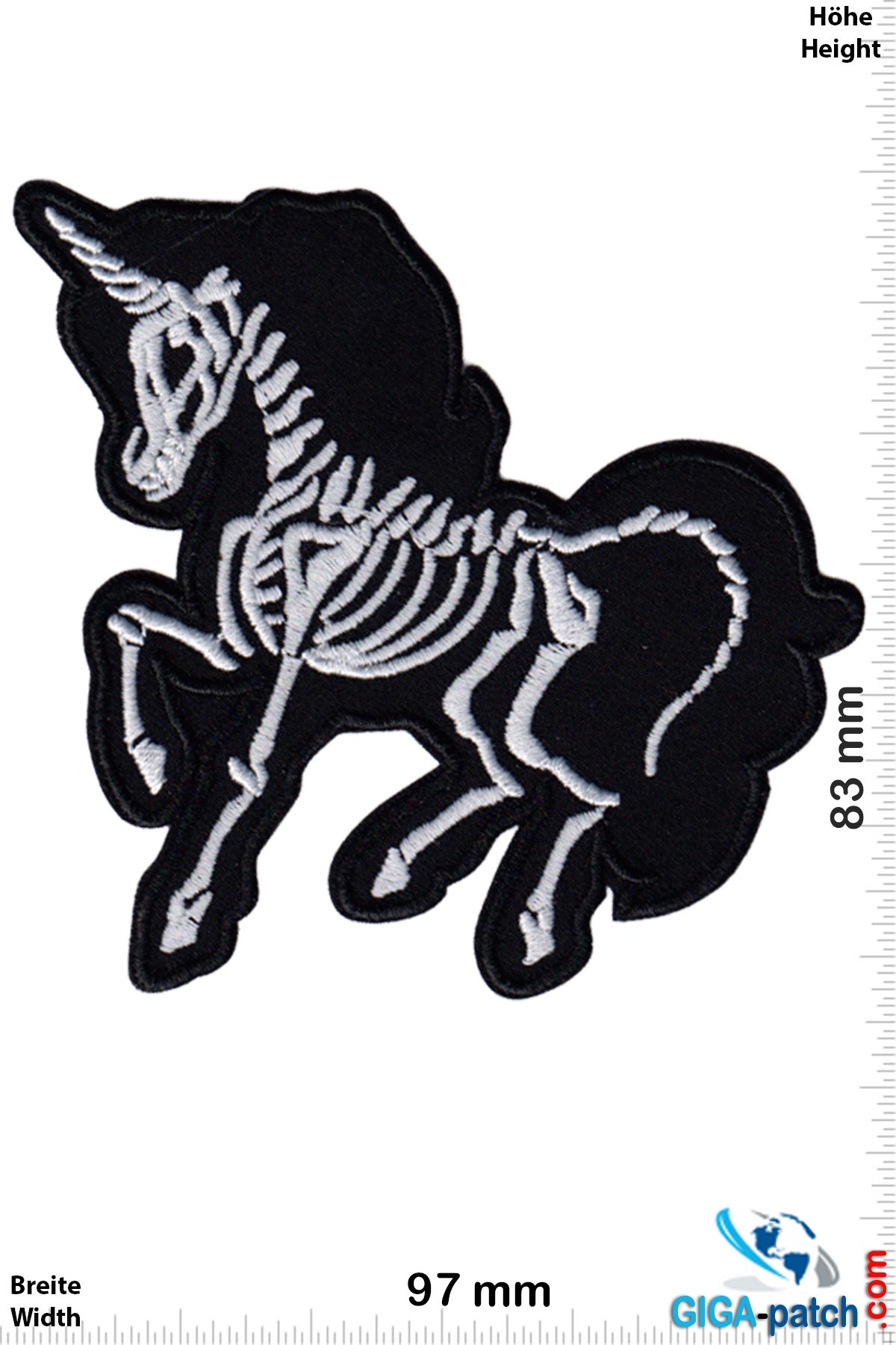 Skeleton Unicorn Horse