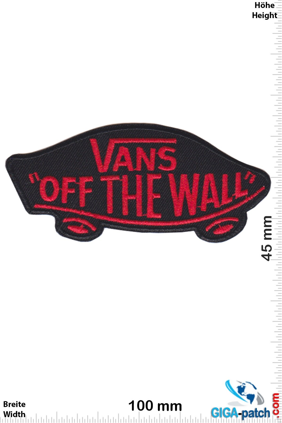 Vans Vans - black red