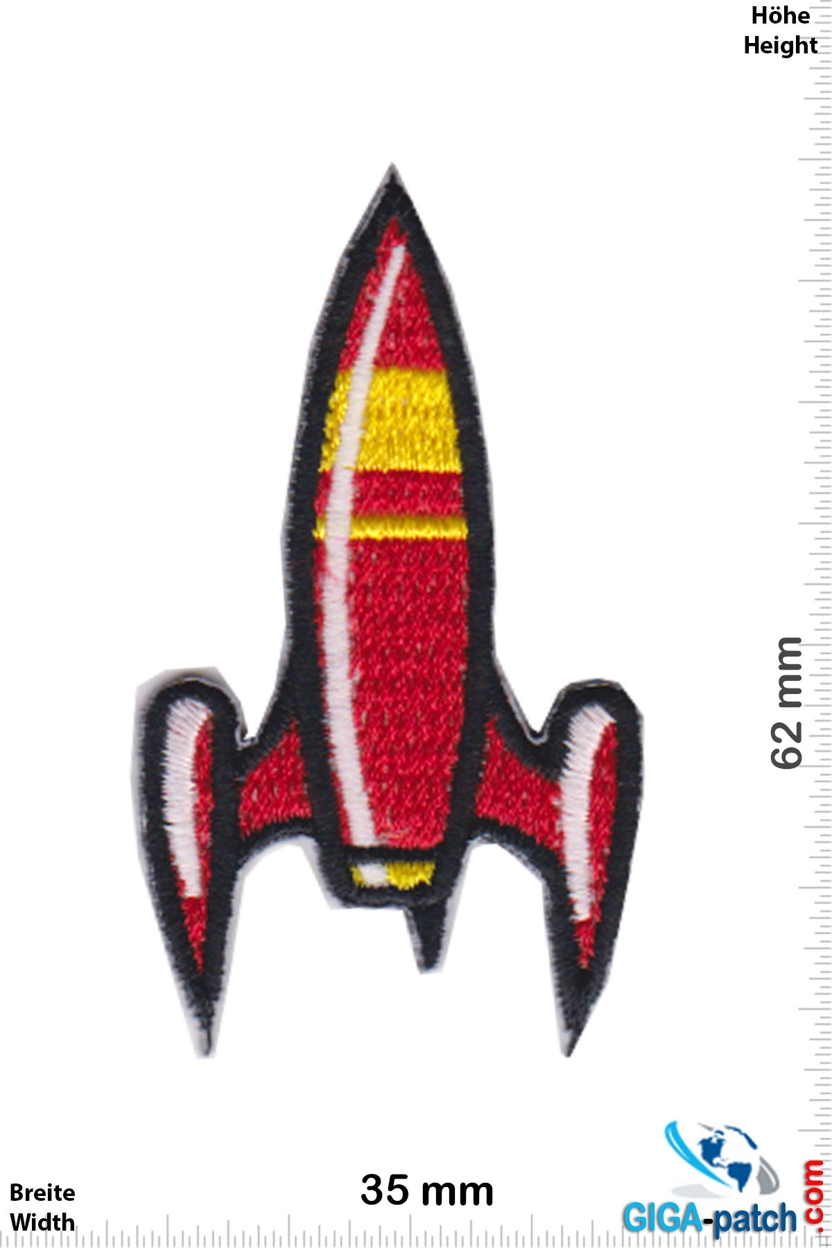 Rakete Rakete - Rocket - red