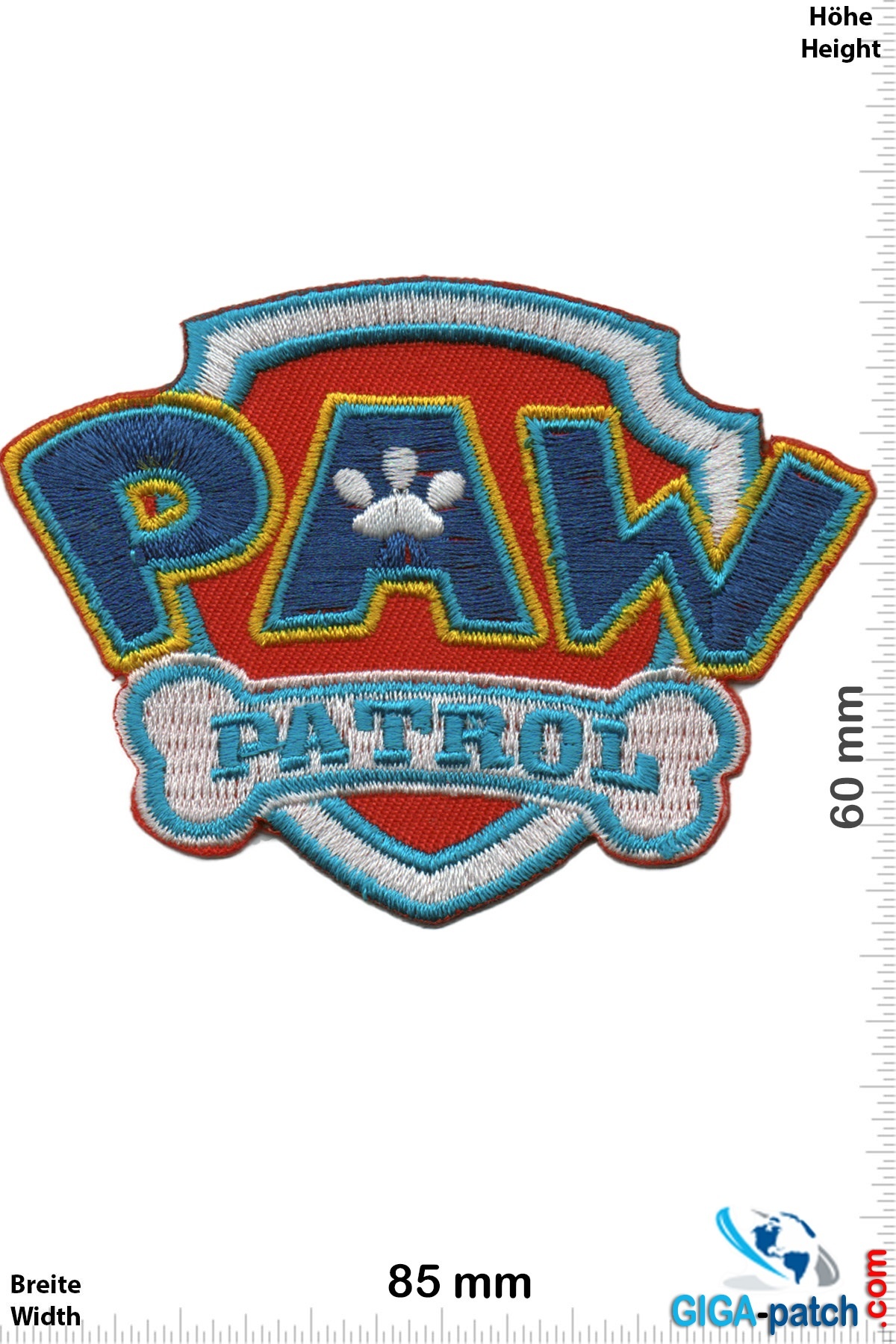 Lækker Sæt ud klasse Paw Patrol - Paw Patrol - Logo - Cartoon- Patch - Back Patches" - Patch  Keychains Stickers - giga-patch.com - Biggest Patch Shop worldwide