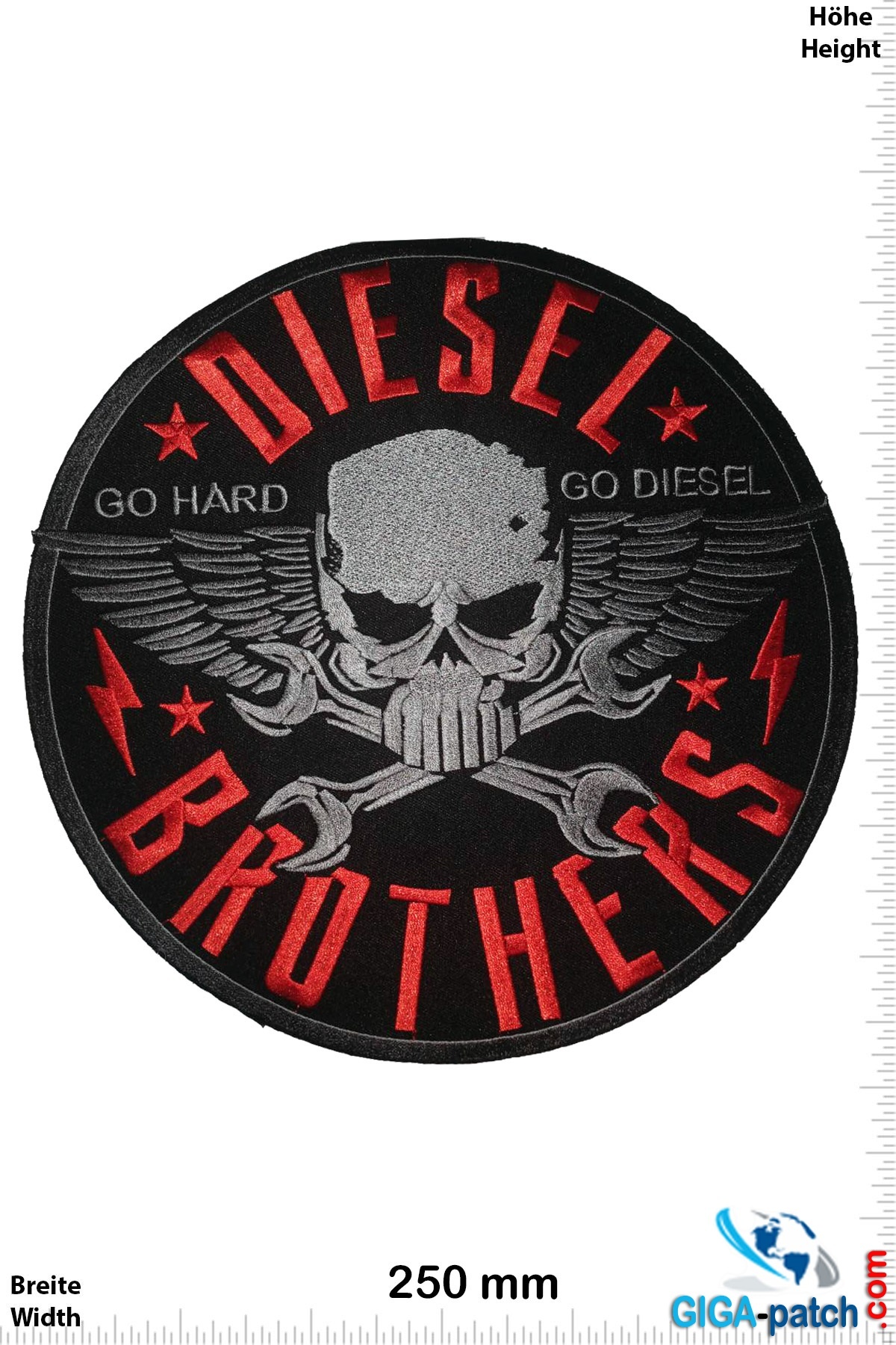 Diesel Brother - Go Hard Go Diesel - 25 cm