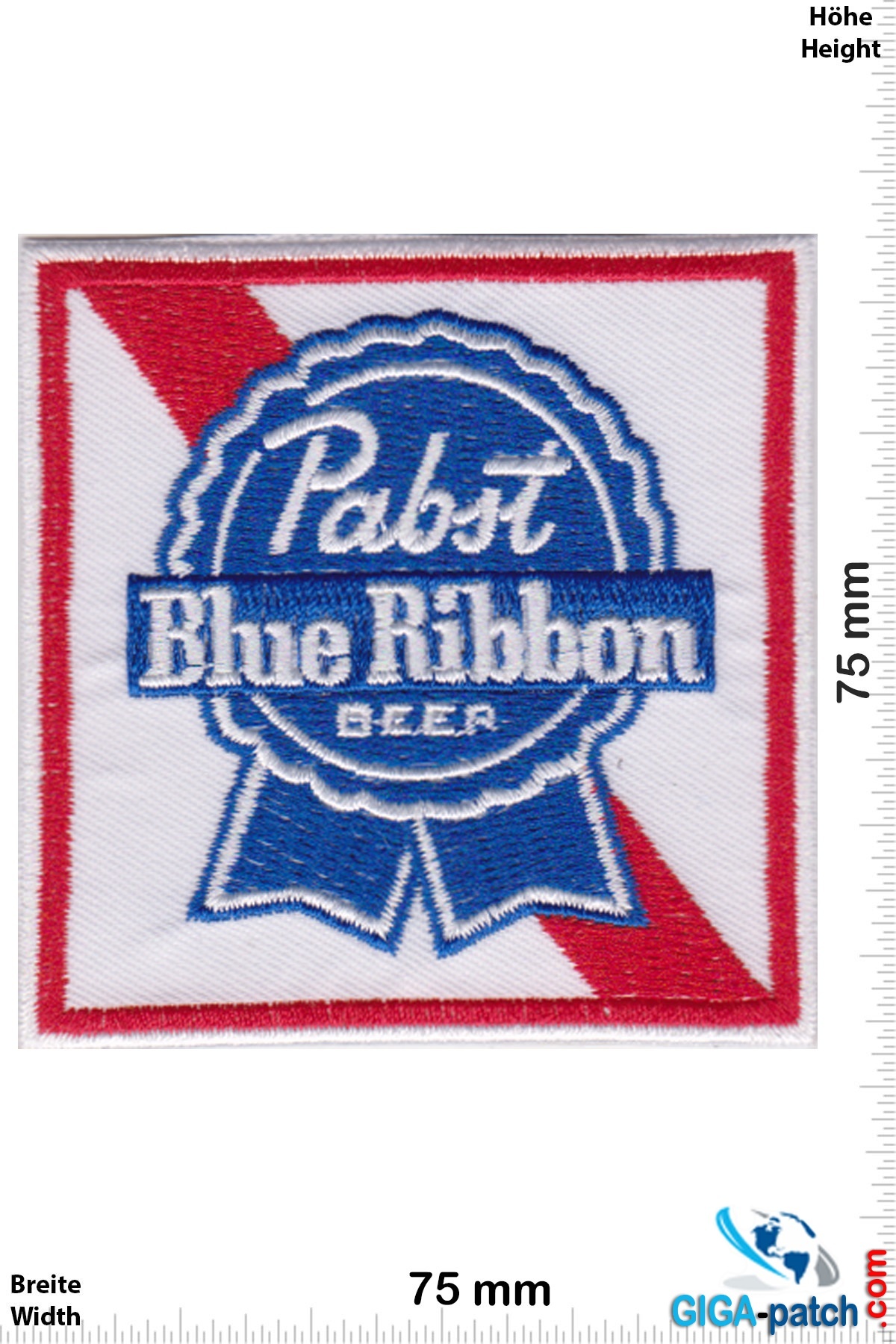 Pabst Blue Ribbon - red white