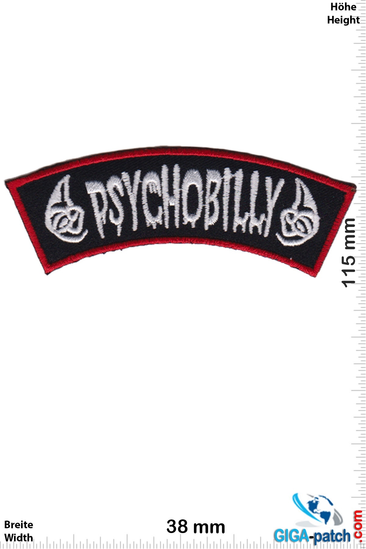 Psychobilly  Psychobilly - black silver red