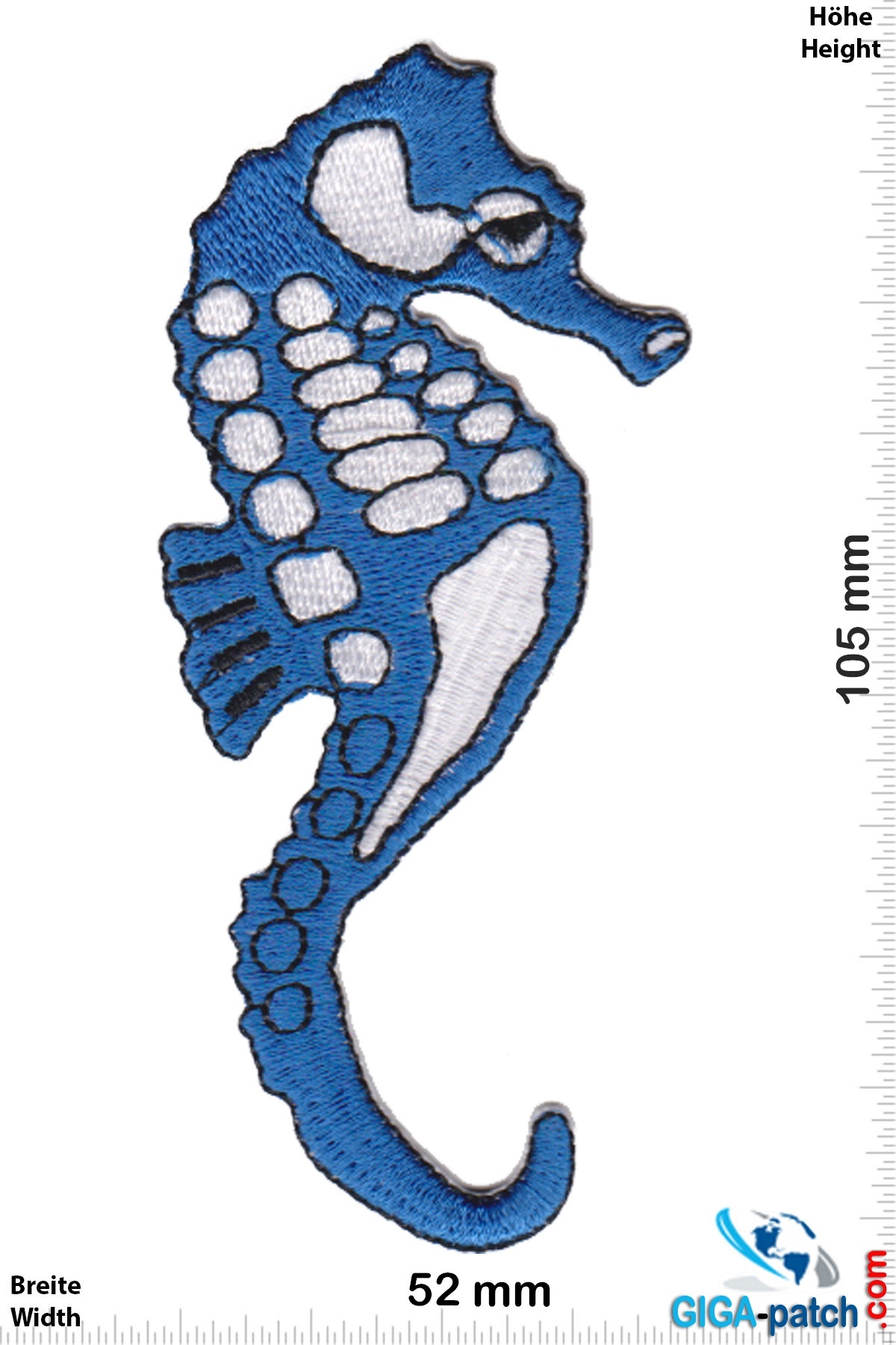 Seepferdchen Seahorse - Blue