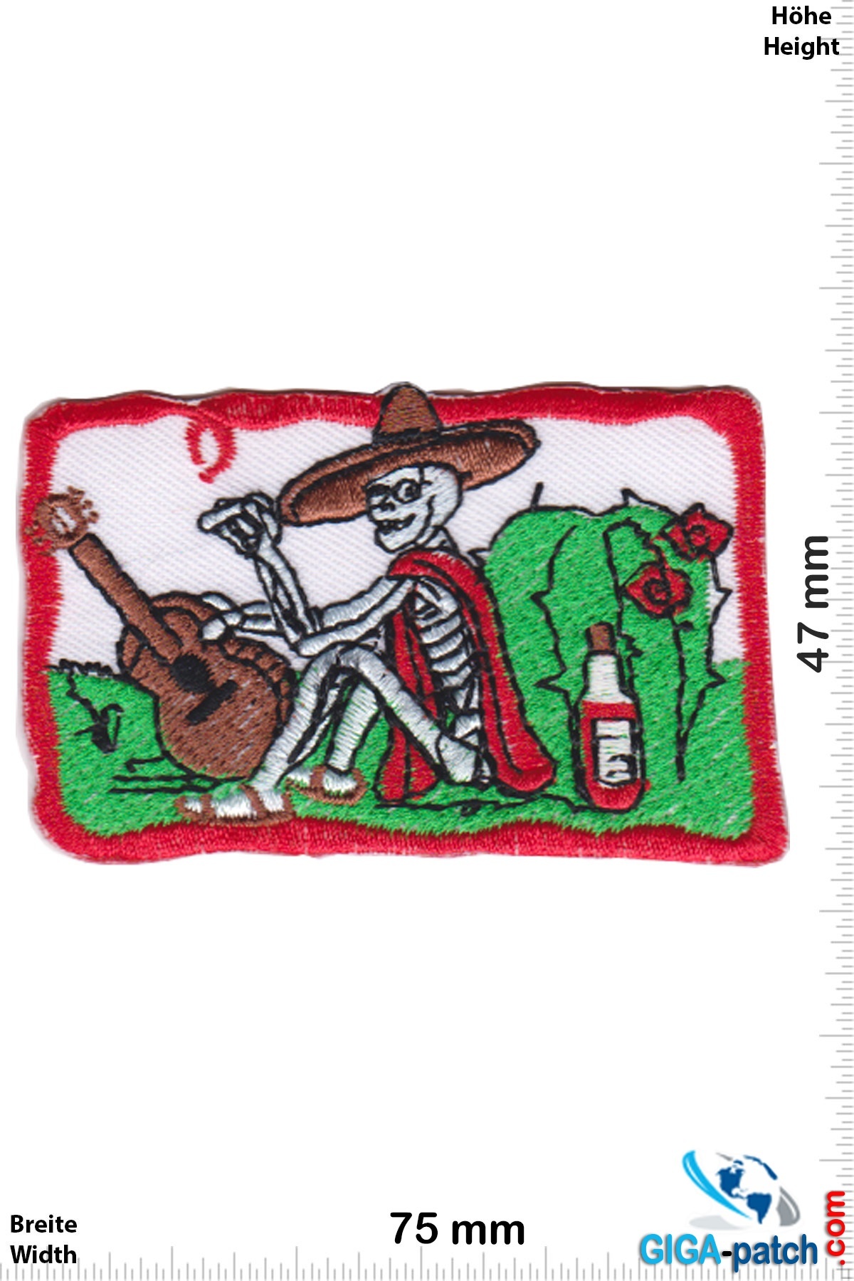 Totenkopf Mexican - smoke - Guitar - Tequilla - white