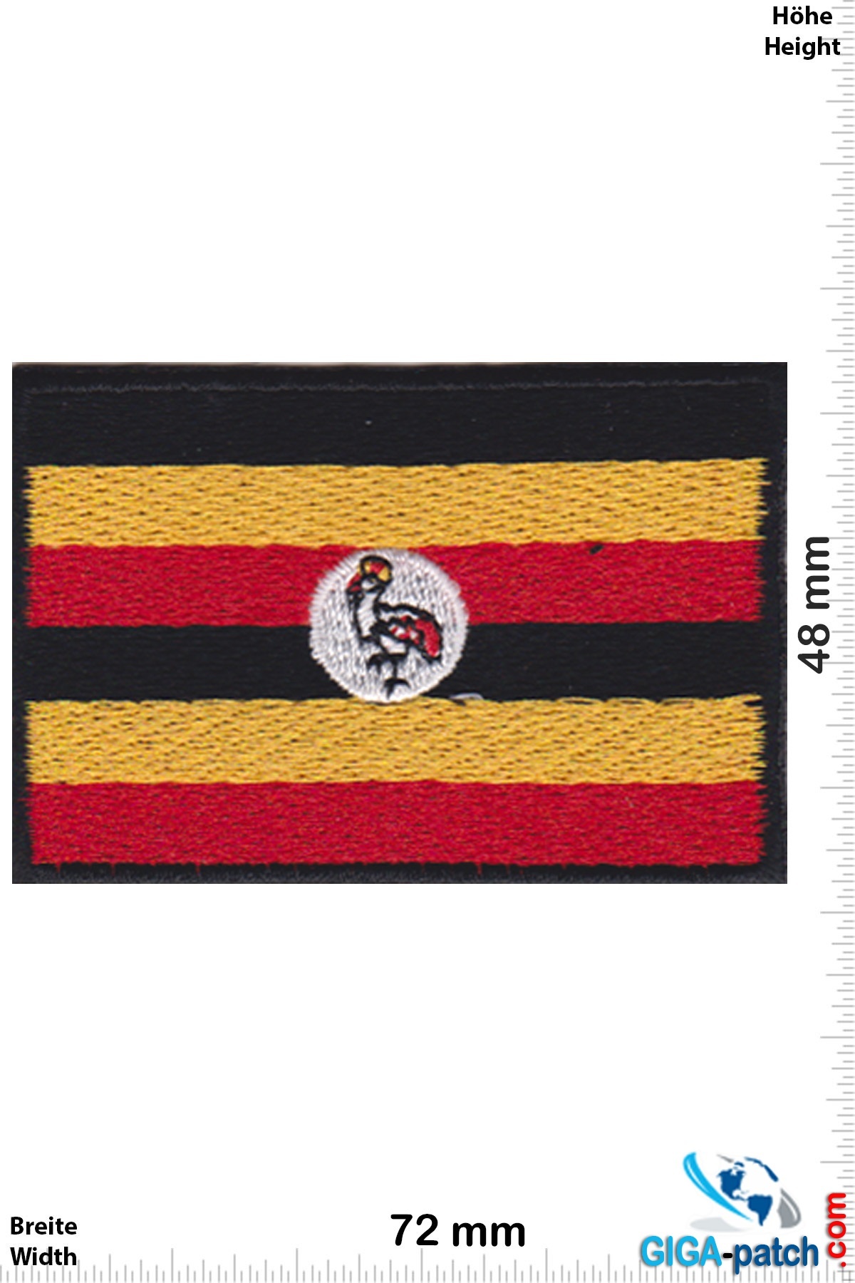 Uganda  - Flagge