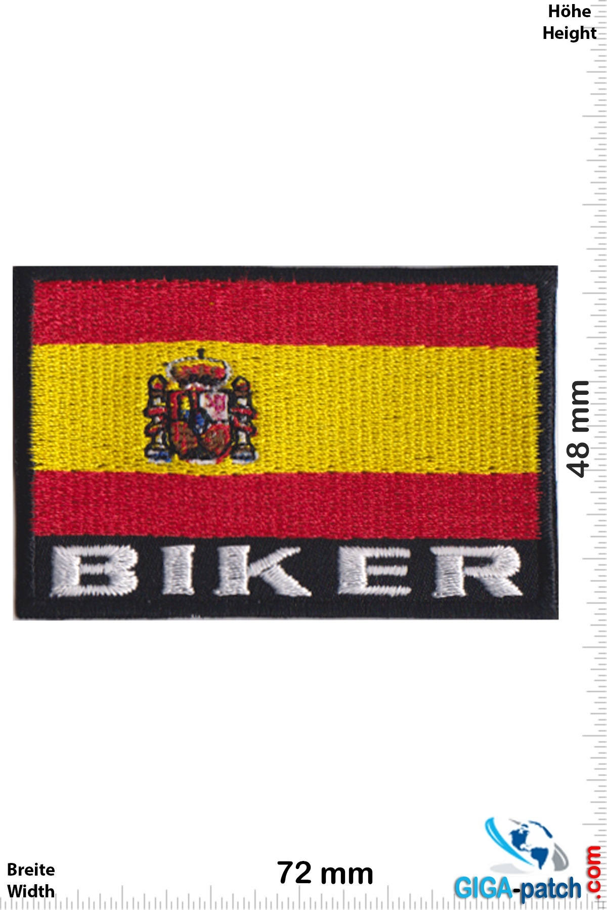 Spanien, Spain Biker Flag Spain