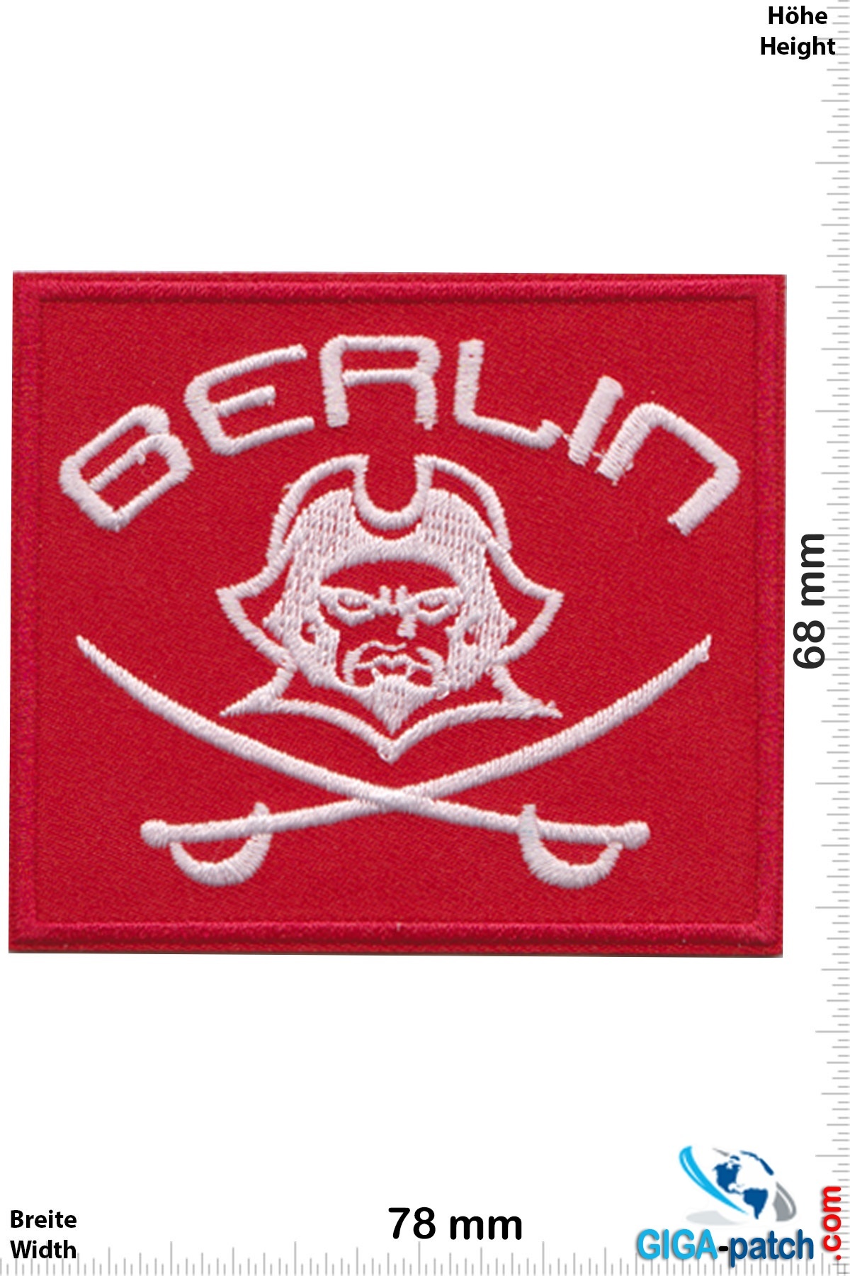 Deutschland, Germany Berlin - Pirate - red silver