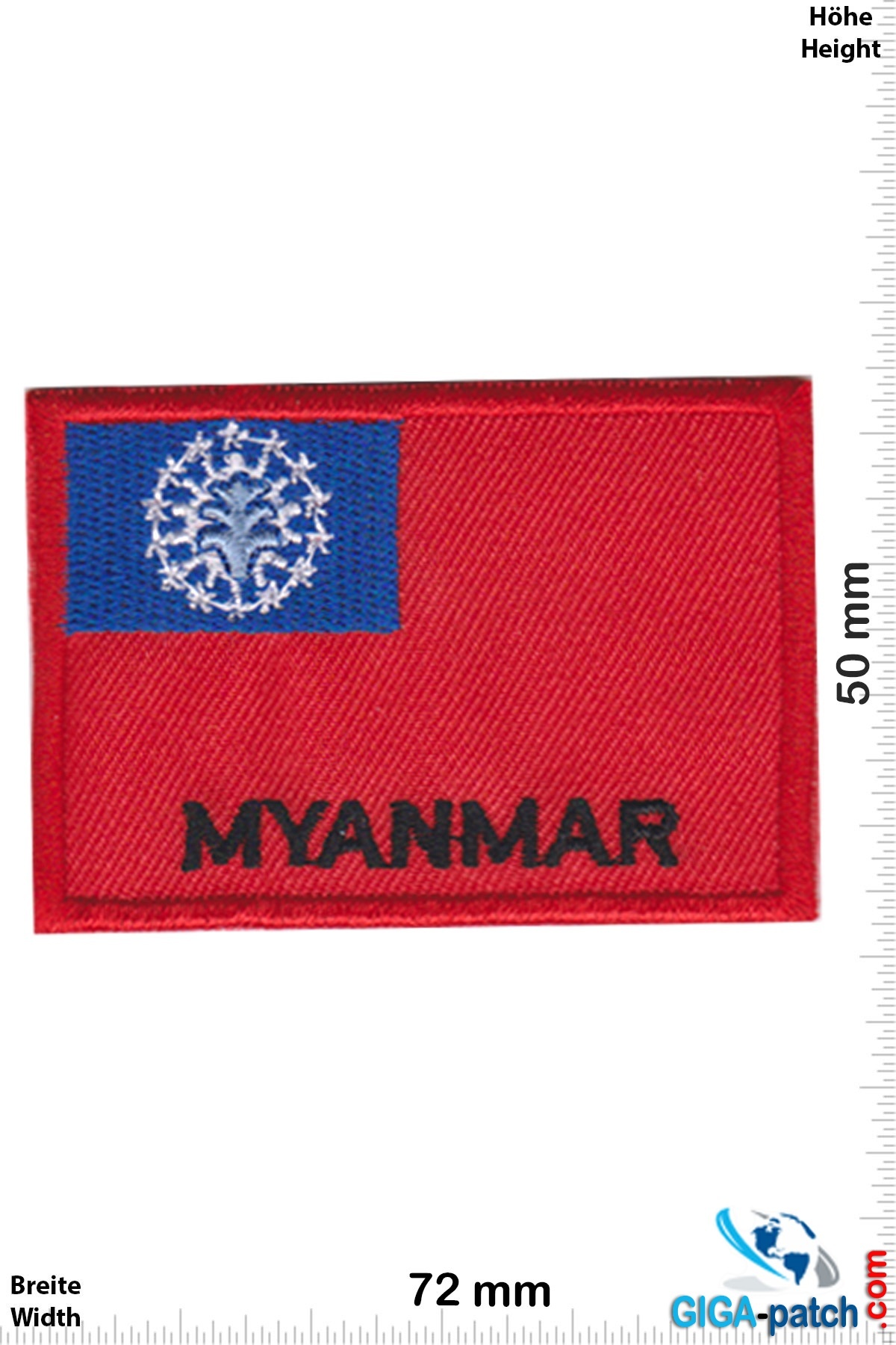 Myanmar - Flag - red