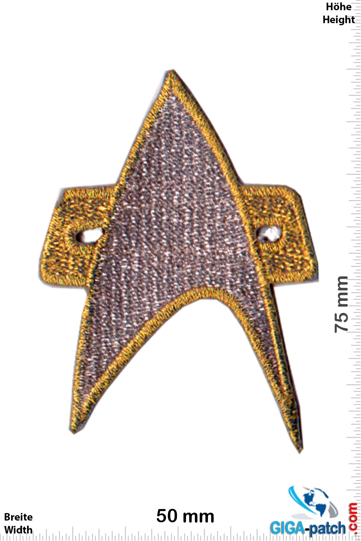 Star Trek Next Generation & Voyager Communicator Aufnäher Patch Set 