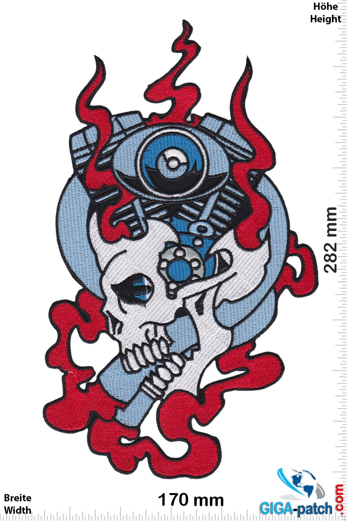 Totenkopf V2 - Skull - 28 cm