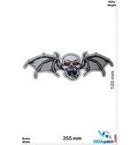 Totenkopf Skull - Bat - 35 cm