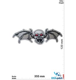 Totenkopf Skull - Bat - 35 cm