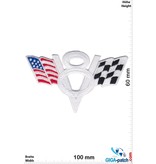 Motorsport V8 Power - USA - Race Flag