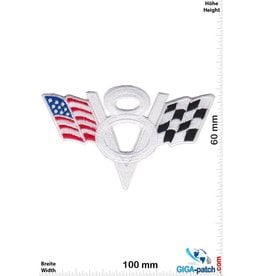 Motorsport V8 Power - USA - Race Flag