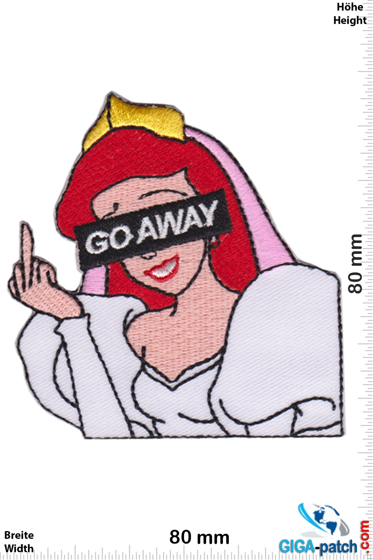 Go Away - Go Away - Princess- Patch - Back Patches