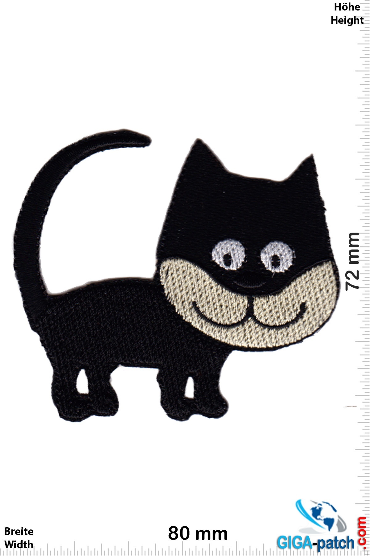 Kids Schwarze Katze - Black Cat - Smile