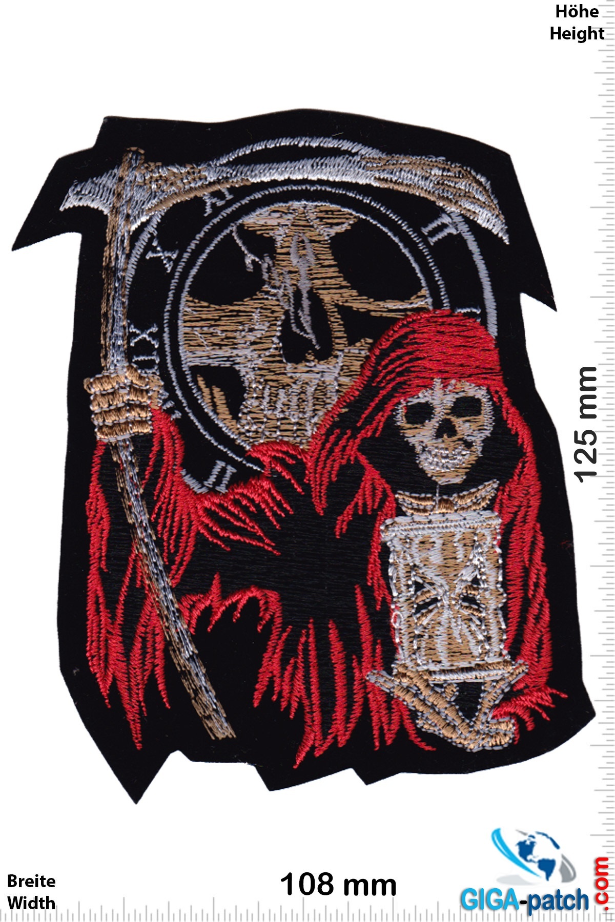 Totenkopf Grim Reaper, hourglass - HQ