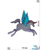 Unicorn Flying  Unicorn - gray
