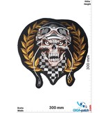 Cafe Racer Skull - Cafe -Racer - Winner - 30 cm