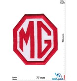 MG MG car - red white