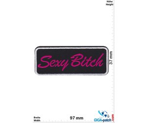 Sprüche, Claims - Sexy Bitch - purple- Patch - Back Patches" - Patch