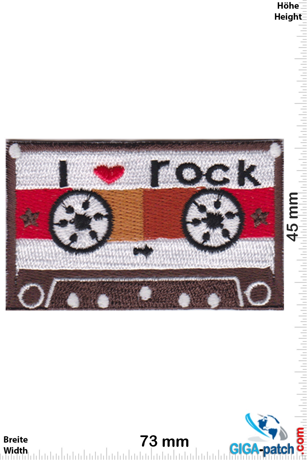 DJ  Mix Tape - i love rock - brown