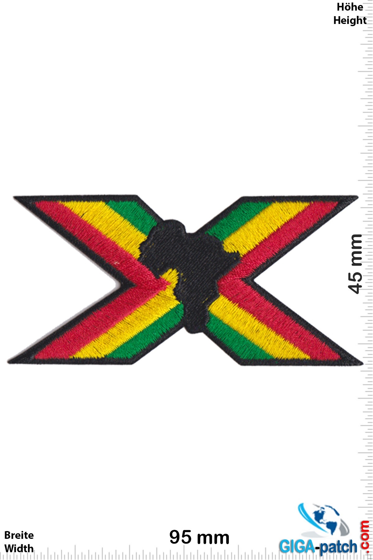 Jamaica Flag Jamaica Reggae Patch Back Patches Patch Keychains Stickers Giga Patch Com Biggest Patch Shop Worldwide