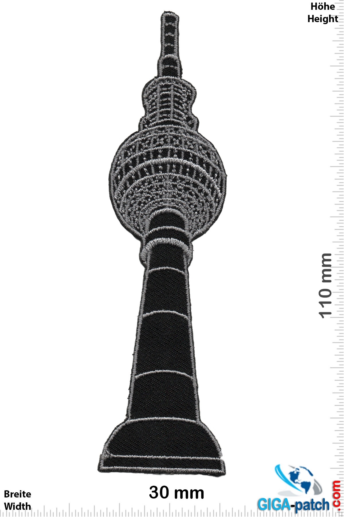 Berlin Fernsehturm - Berlin - black