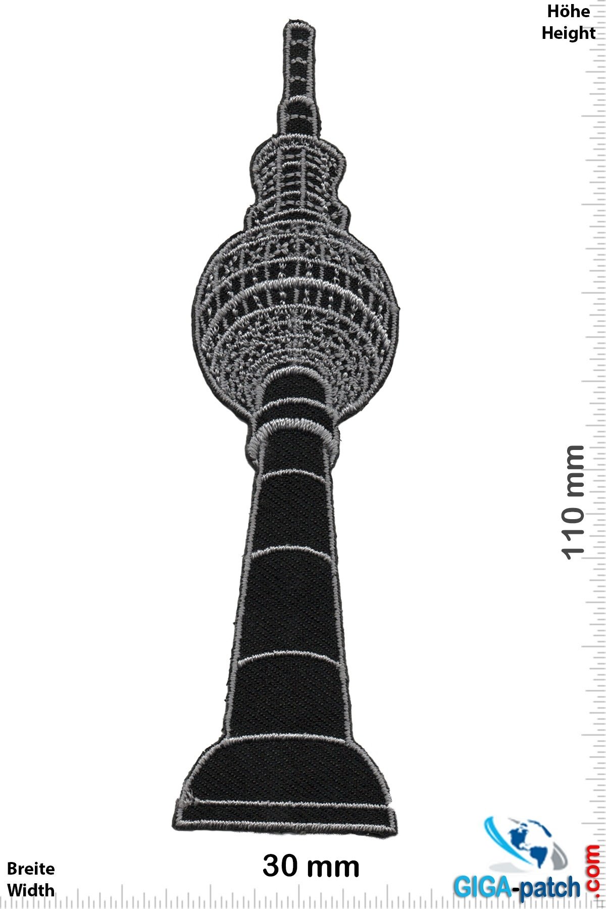 Berlin Television tower - Berlin - black