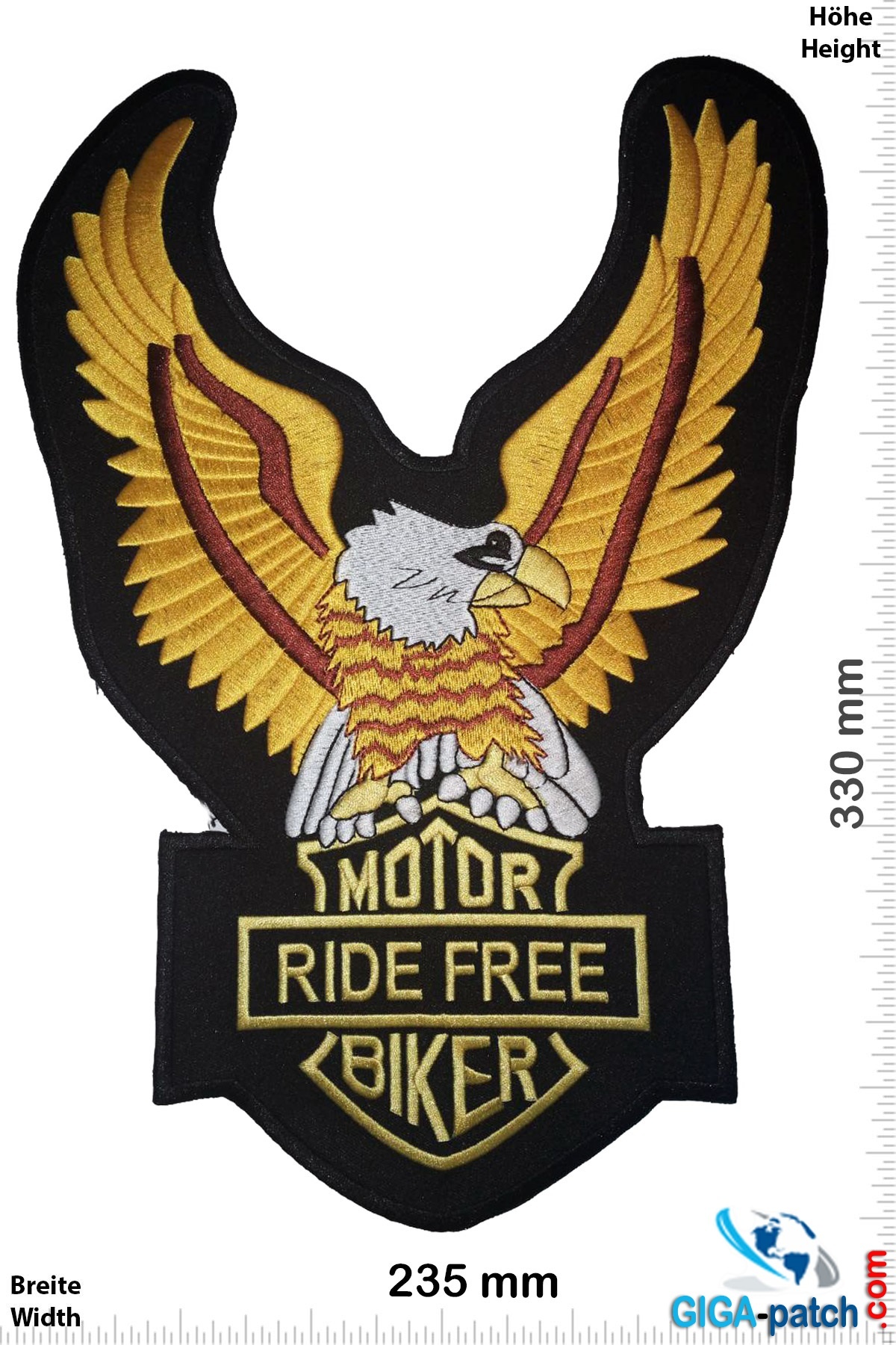 Adler Adler- Motor Biker - Ride Free  - 33 cm