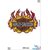 Harley Davidson Harley Davidson - Motor Cycles - Fire  - 26 cm