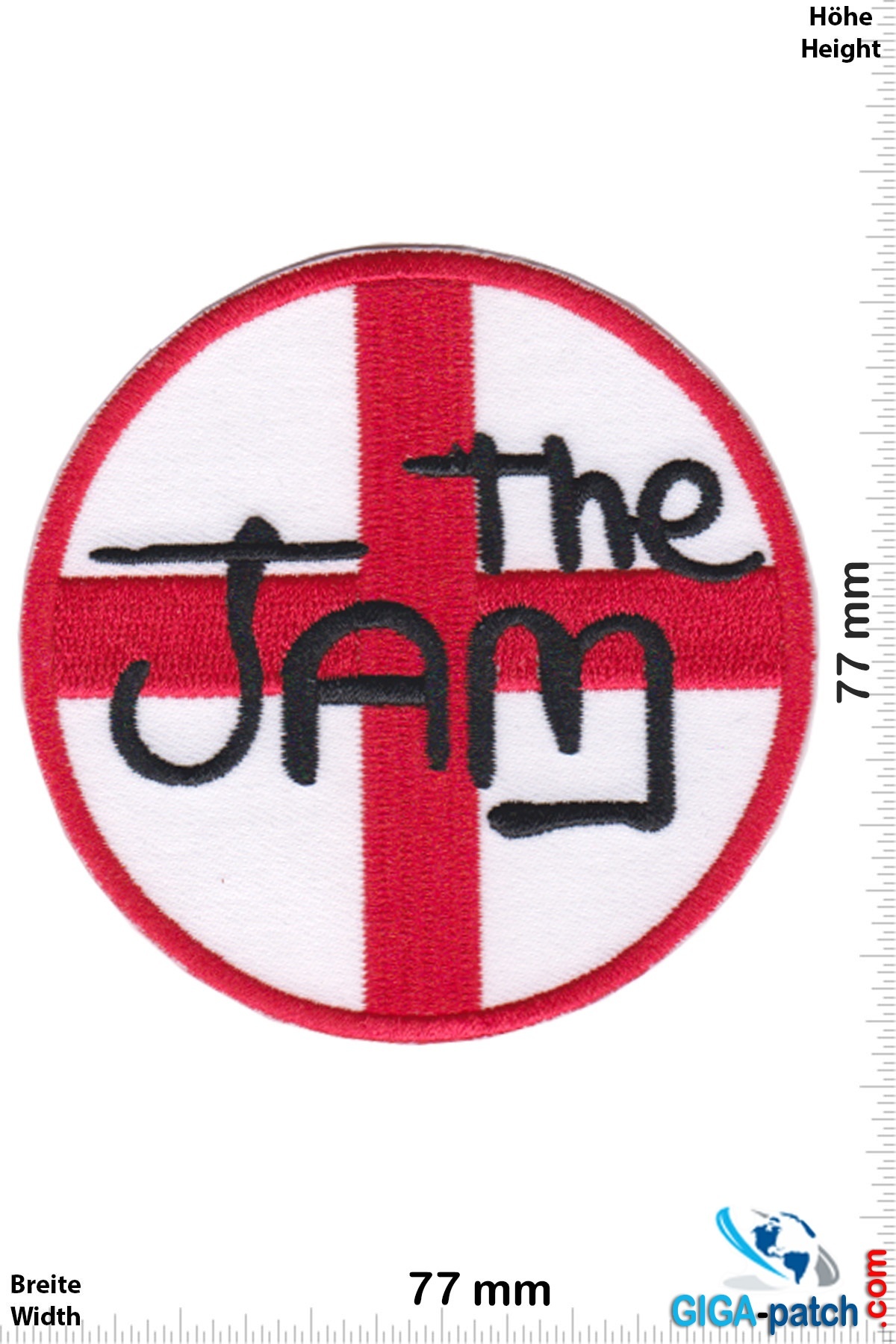 The Jam The Jam - red white - punk rock/mod revival band