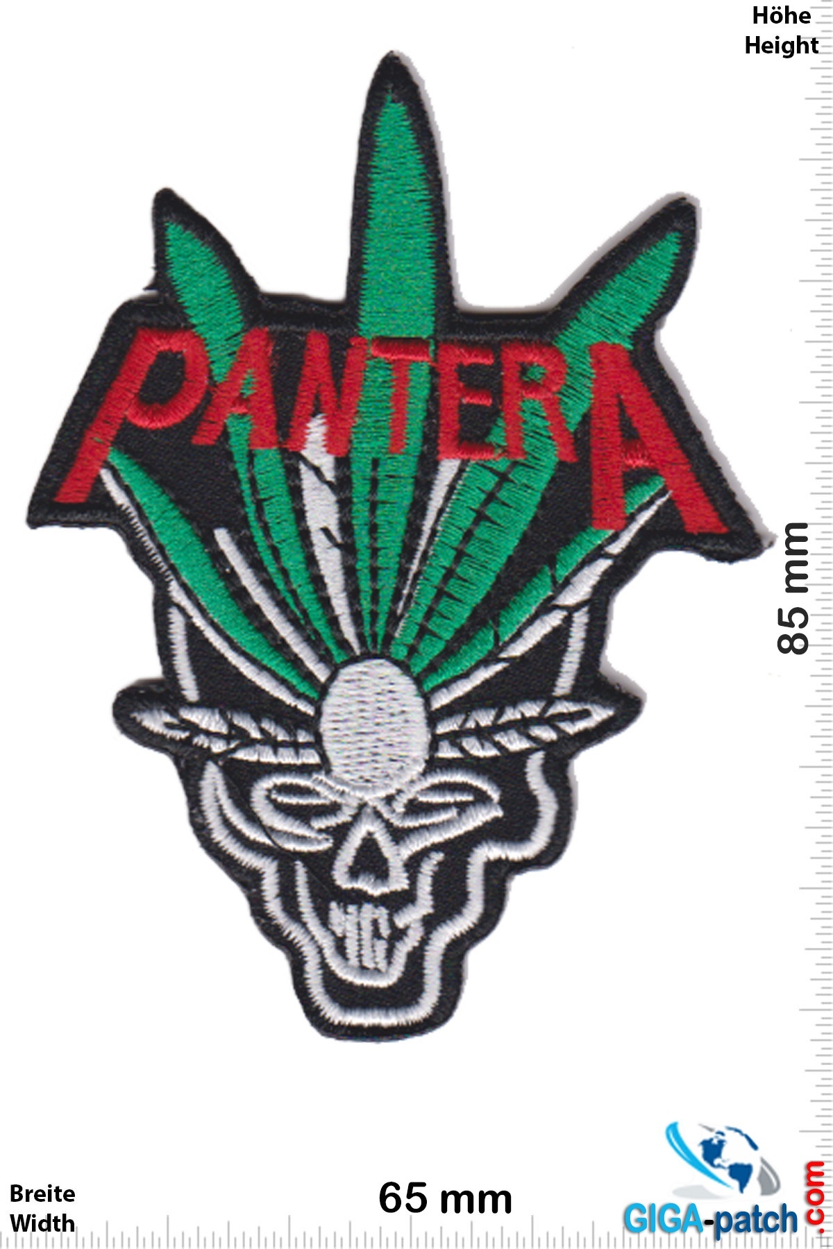 Pantera Pantera - skull green