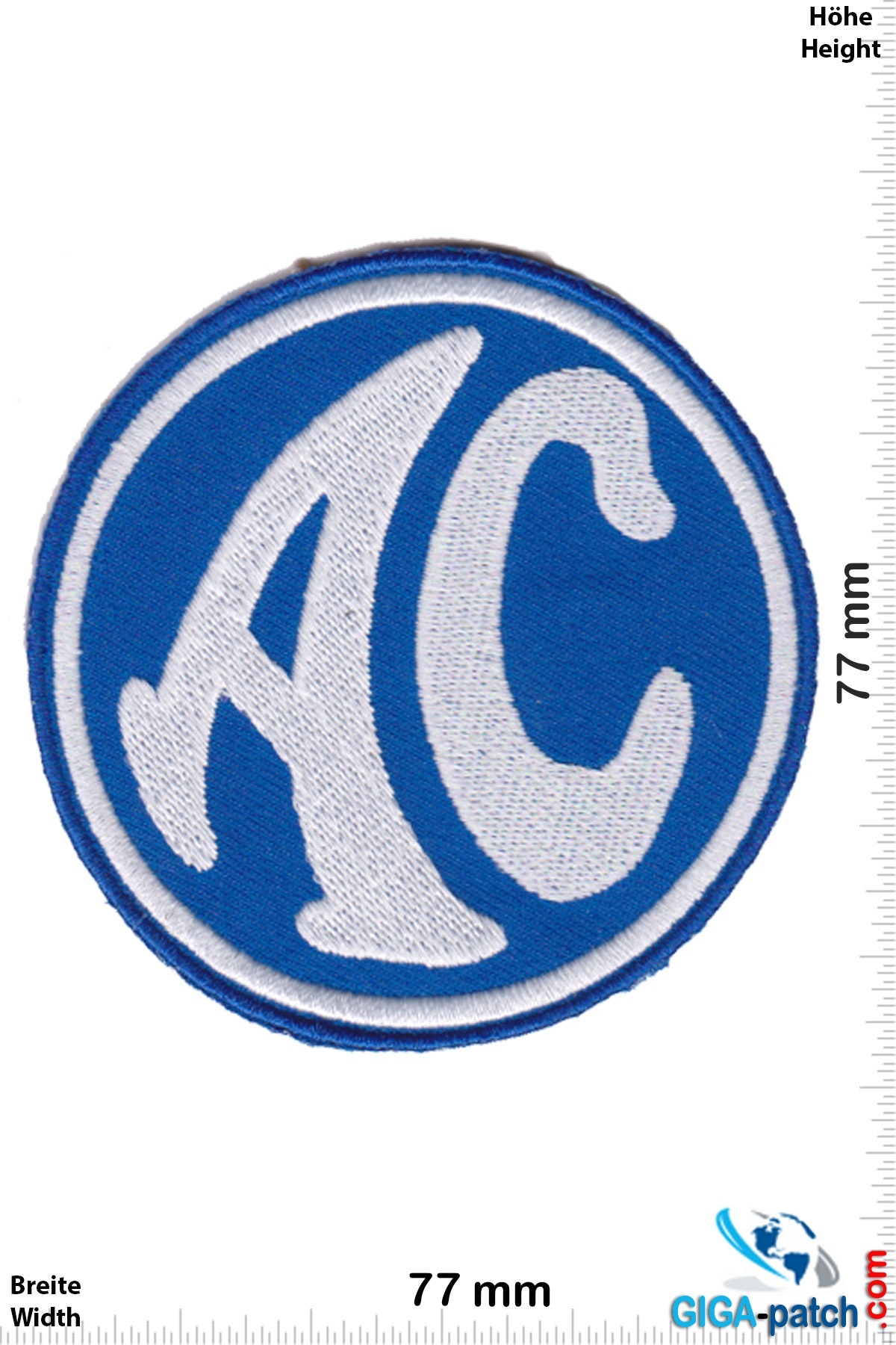 AC - AC Cars - Motorcars- Patch- Aufnäher - Aufnäher Shop / Patch