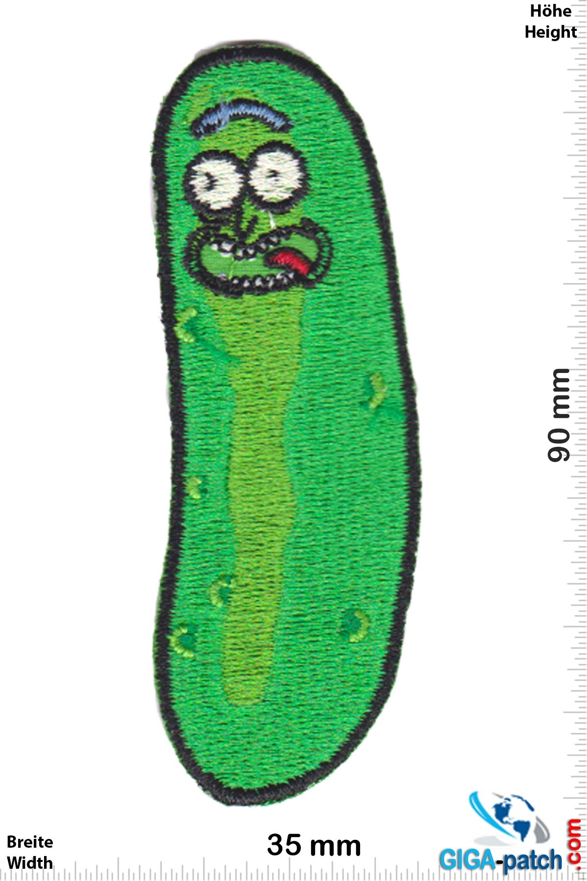 Fun Pickle Rick - cucumbers head