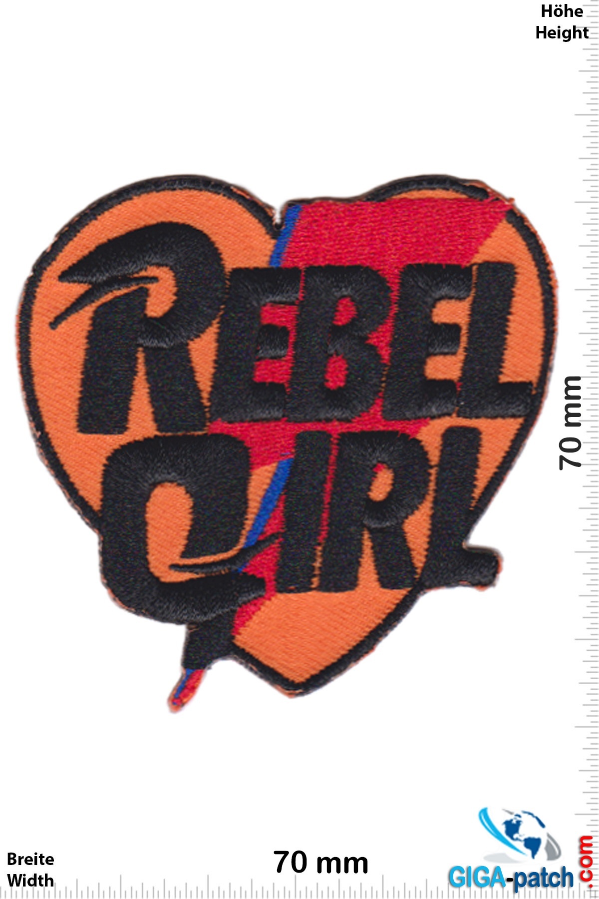 Fun Rebel Girl - Herz