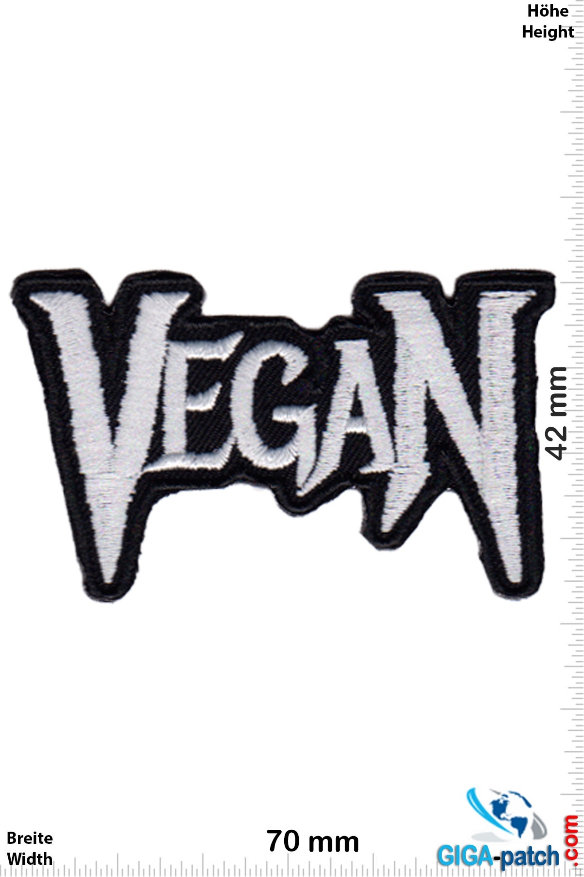 Vegan Vegan - silver black