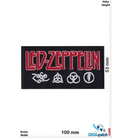 Led Zeppelin Led Zeppelin - rot  silver - Zoso