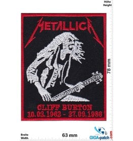 Metallica Metallica - Cliff Burton - 10.02.1962  - - 27.09-1980