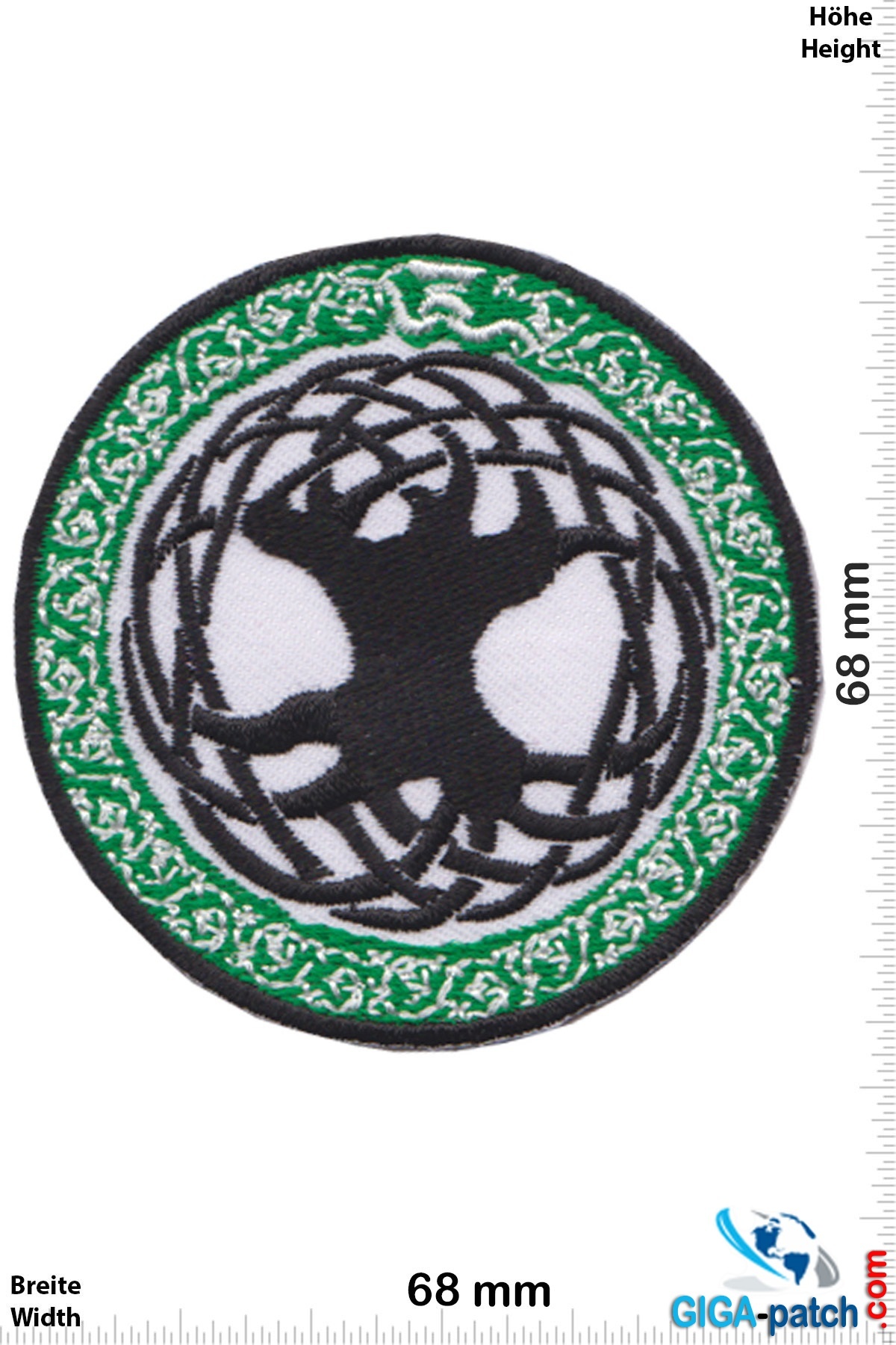 Tree Of Life Patch – Embroidered Iron-On Or Sew-On Badge For Clothes, Jackets, Bags