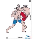 Boxen Muay Thai Boxer - Knee Kick - 14 cm