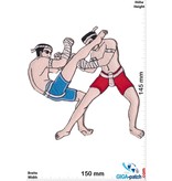 Boxen Muay Thai Boxer - Foot Kick - 15 cm