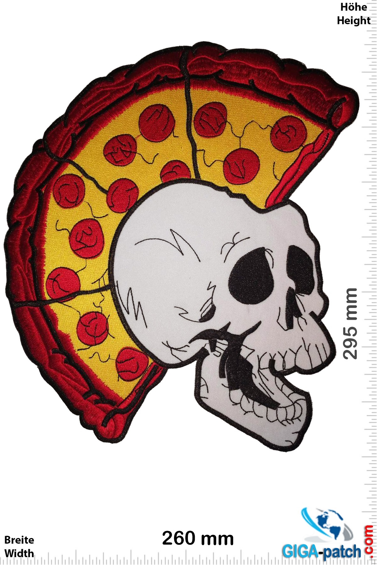 Pizza Irokese Punk- 29 cm