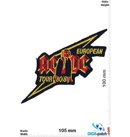 AC DC ACDC  - European Tour  80/81 - AC DC