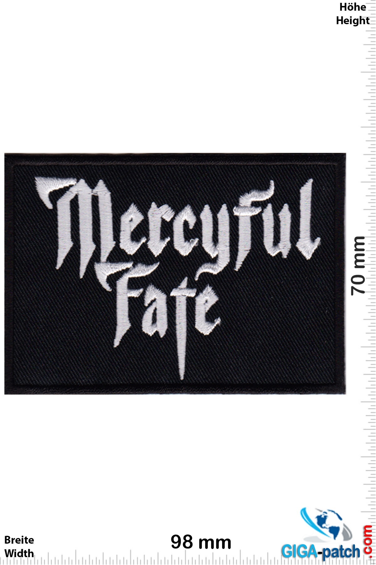 Mercyful Fate Mercyful Fate - silver black -Heavy-Metal-Band